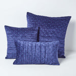 Crushed Velvet Cushion Cover | 30cm x 50cm | Navy Blue