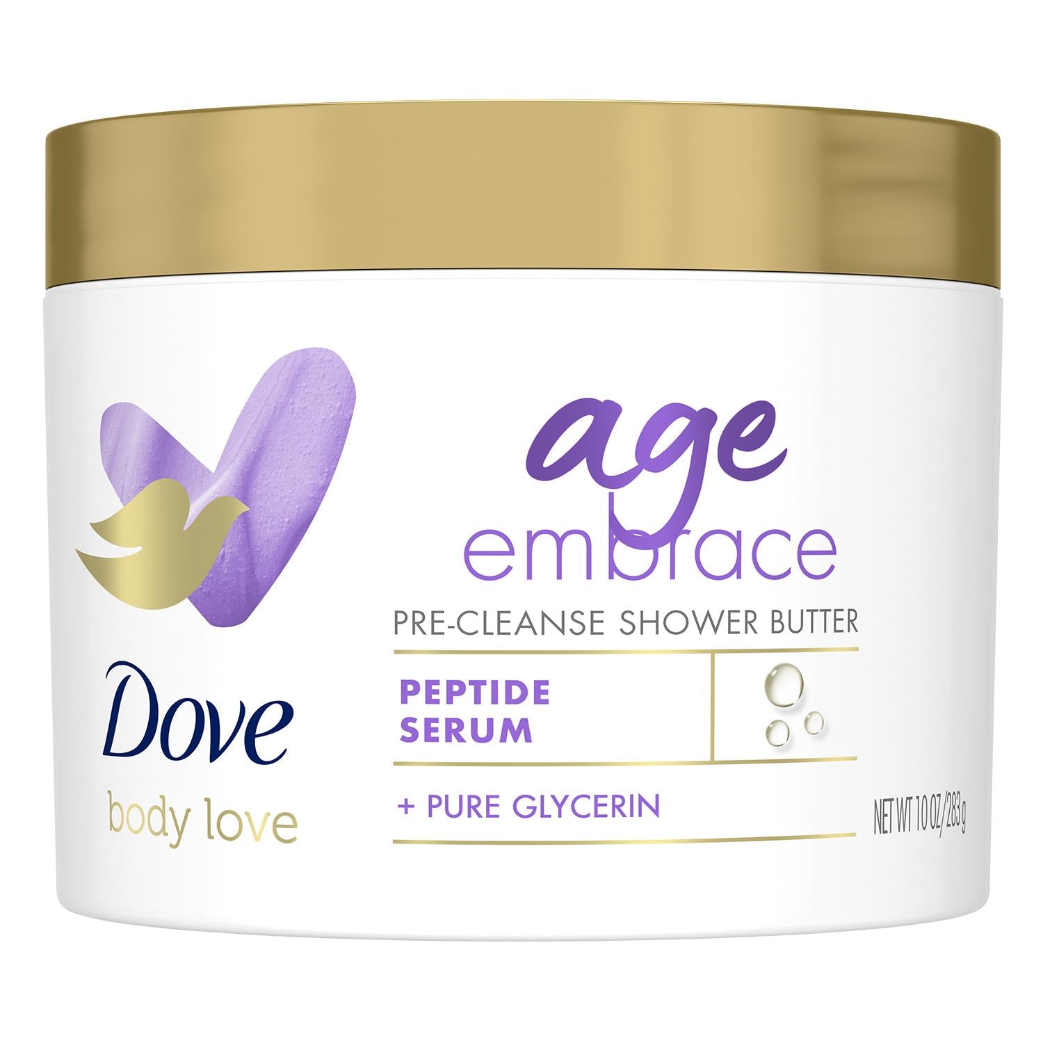 Body Love Age Embrace Pre-cleanse Shower Butter Peptide Serum, 3pk