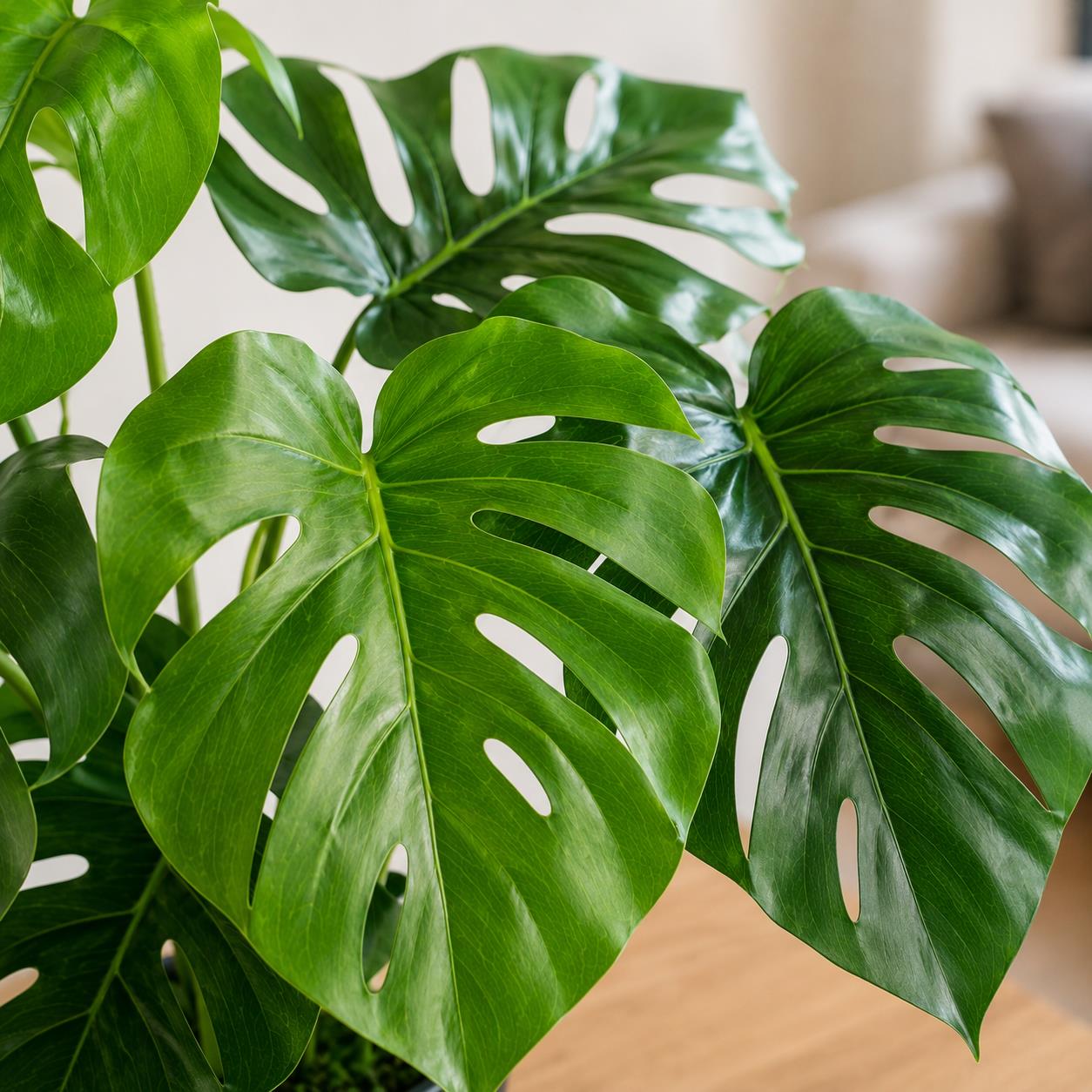 80cm  Realistic Artificial Monstera Cheese Plant