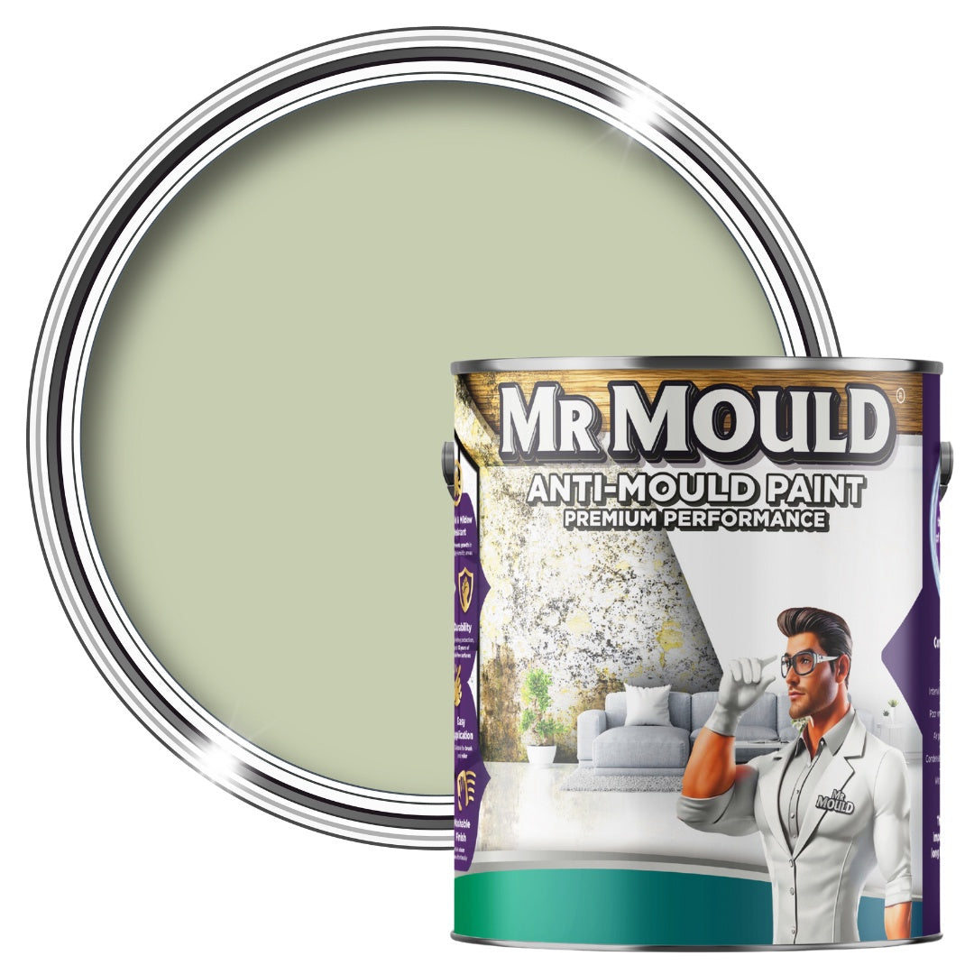 Anti-mould Paint - Premium Colour & Protection For Interior Walls & Ceilings | 5l | Sage Green