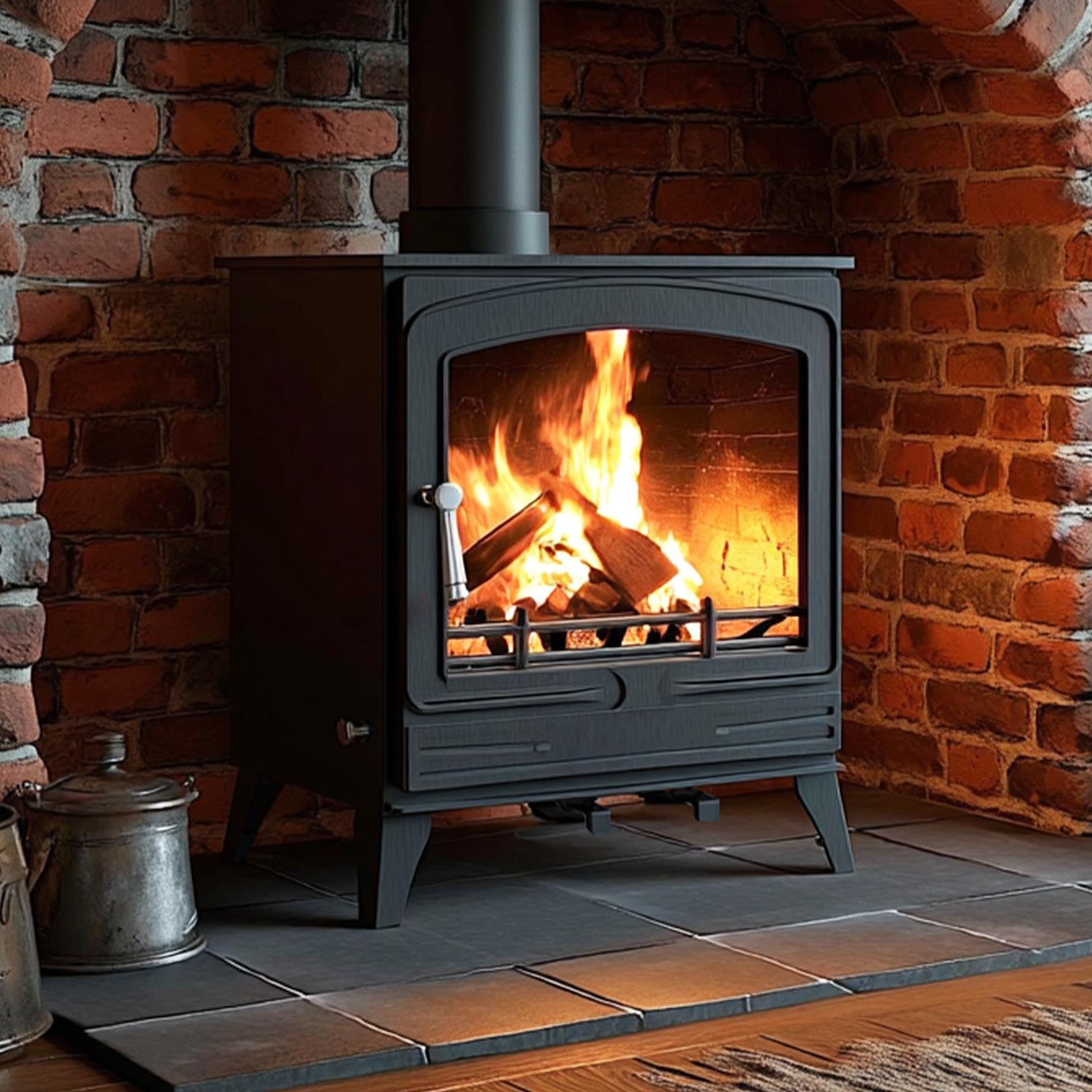 Steel Eco Multifuel Stove | 8.5kw | Steel