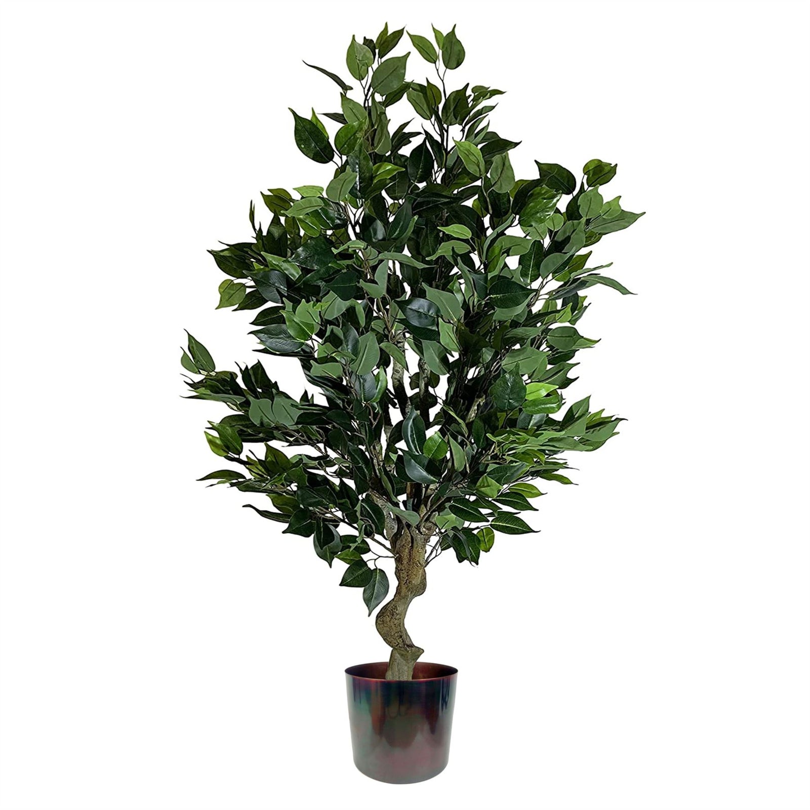 100cm  Realistic Artificial Ficus Tree / Plant Bush Ficus Multicolour Planter