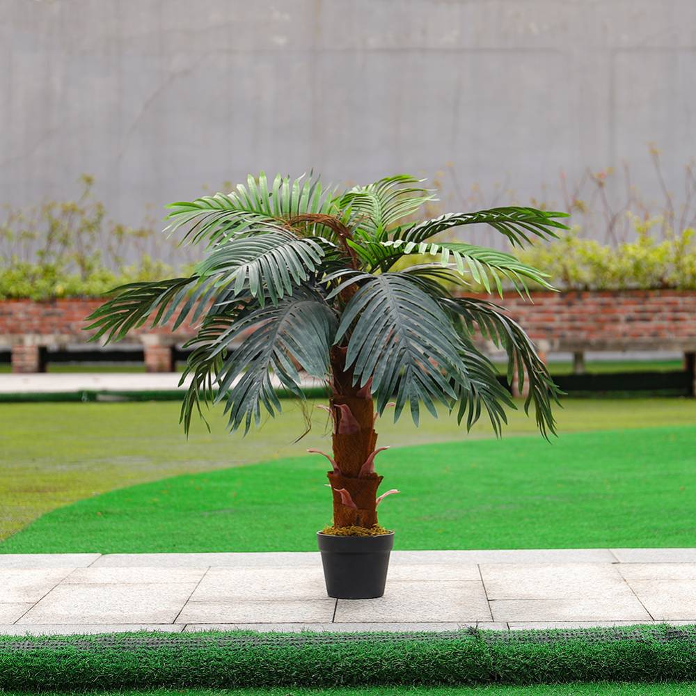 Artificial Potted Plant Palm Tree For Home Decoration