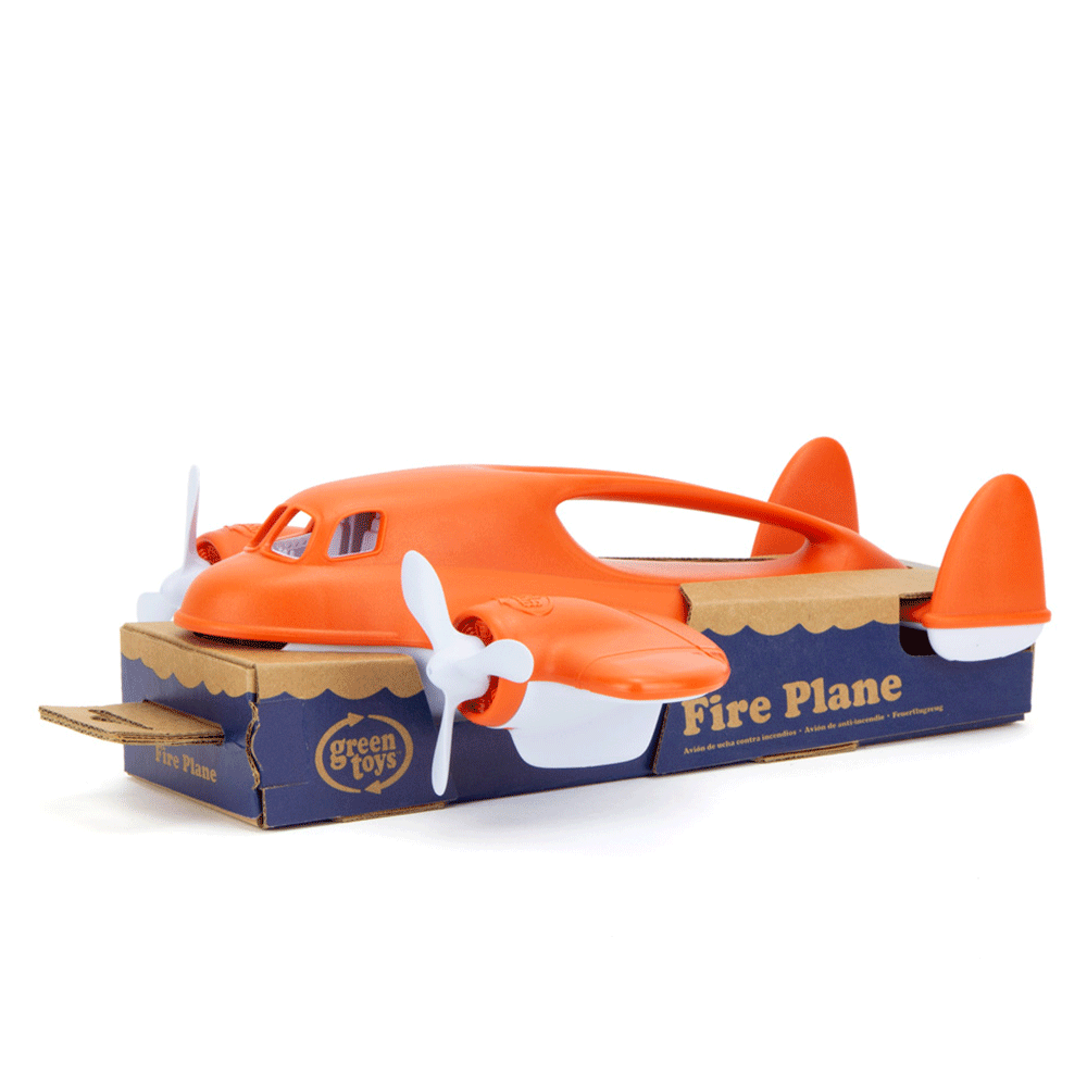 Fire Plane Toy, Made From 100% Recycled Plastic