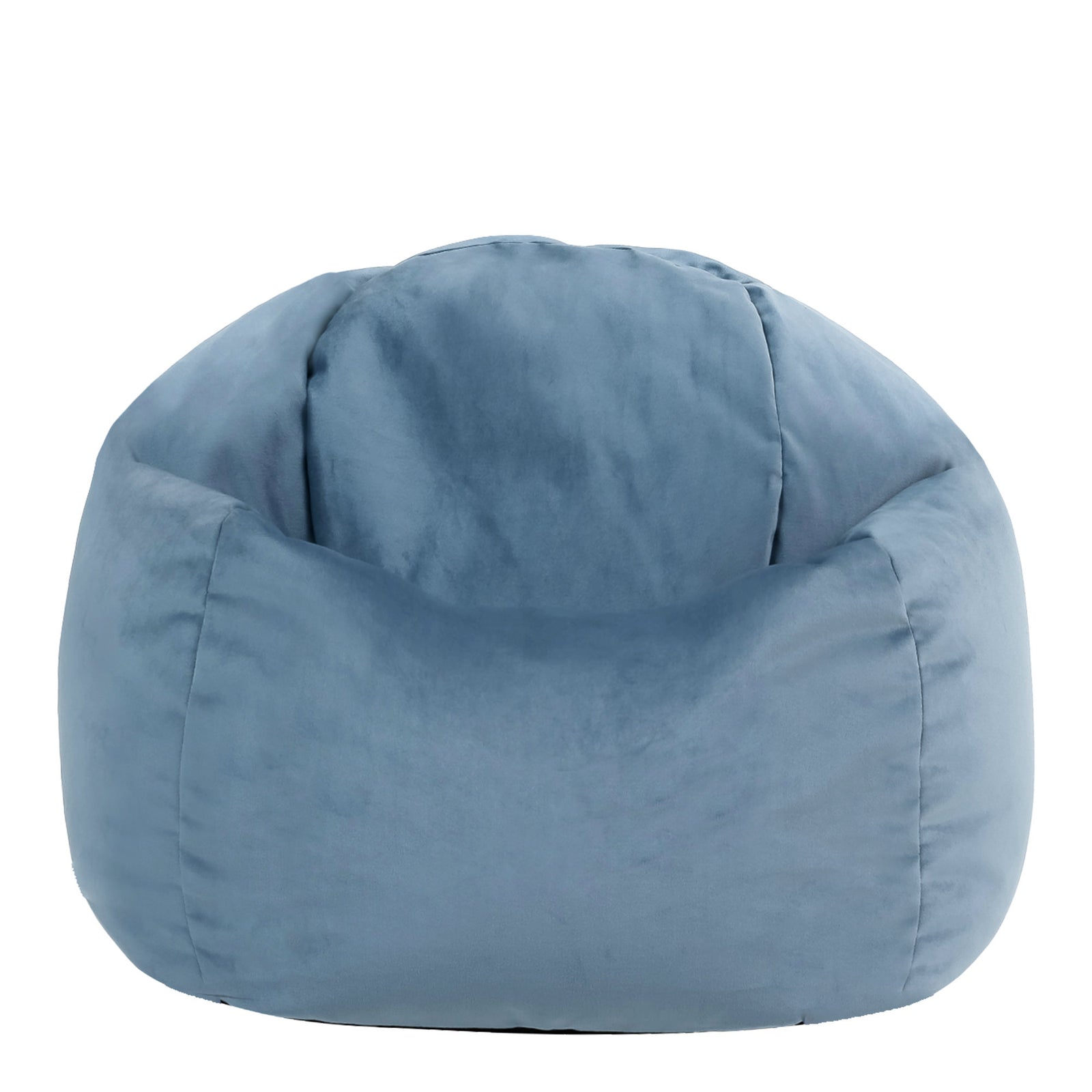 Kids Aurora Velvet Bean Bag Chair | Blue