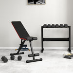 2x8kg Rubber Hex Dumbbells For Home Gym | Black