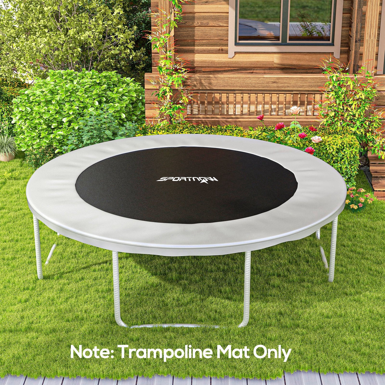 Replacement Trampoline Mat For 10ft Trampoline Frame | Black