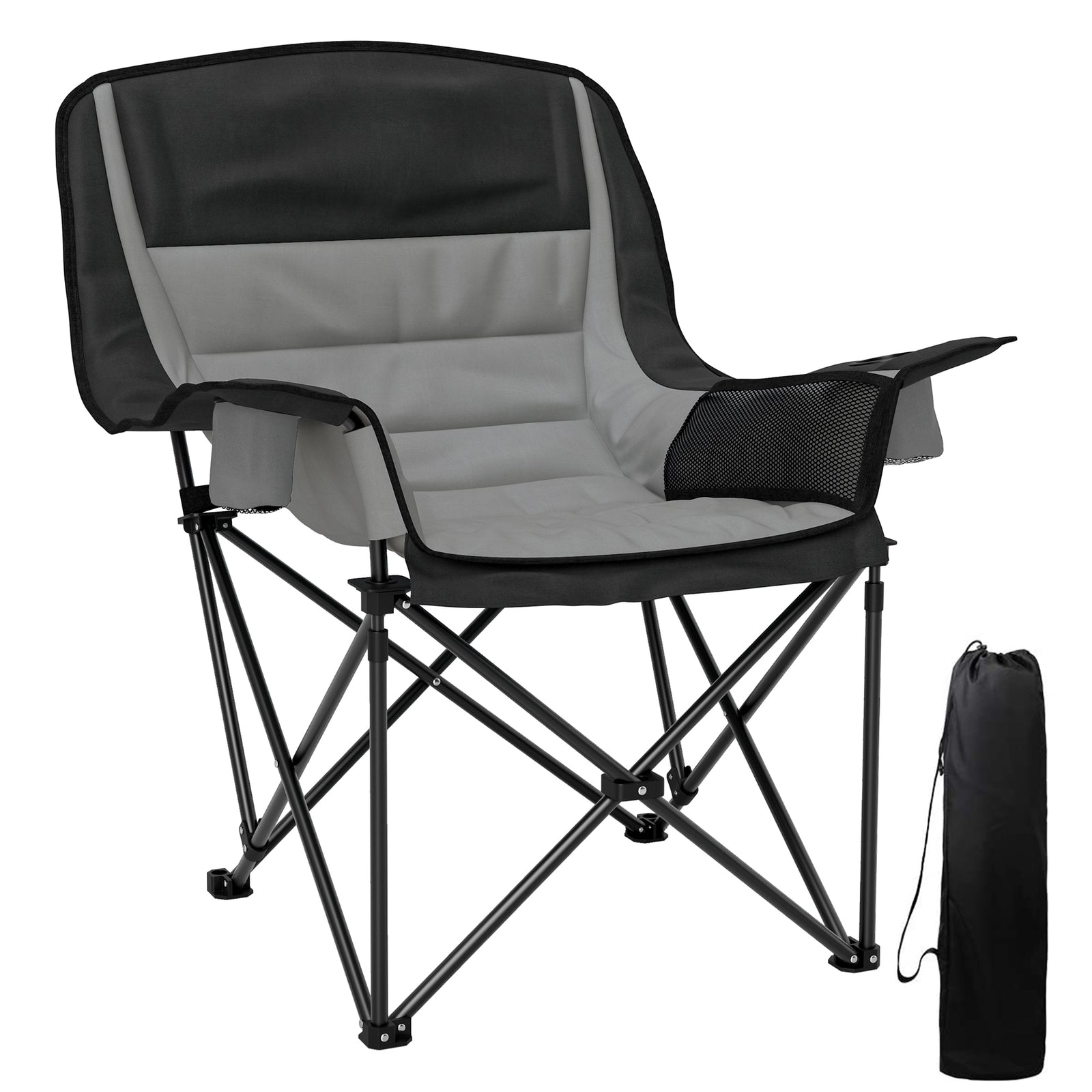 Folding Camping Chair, Grey