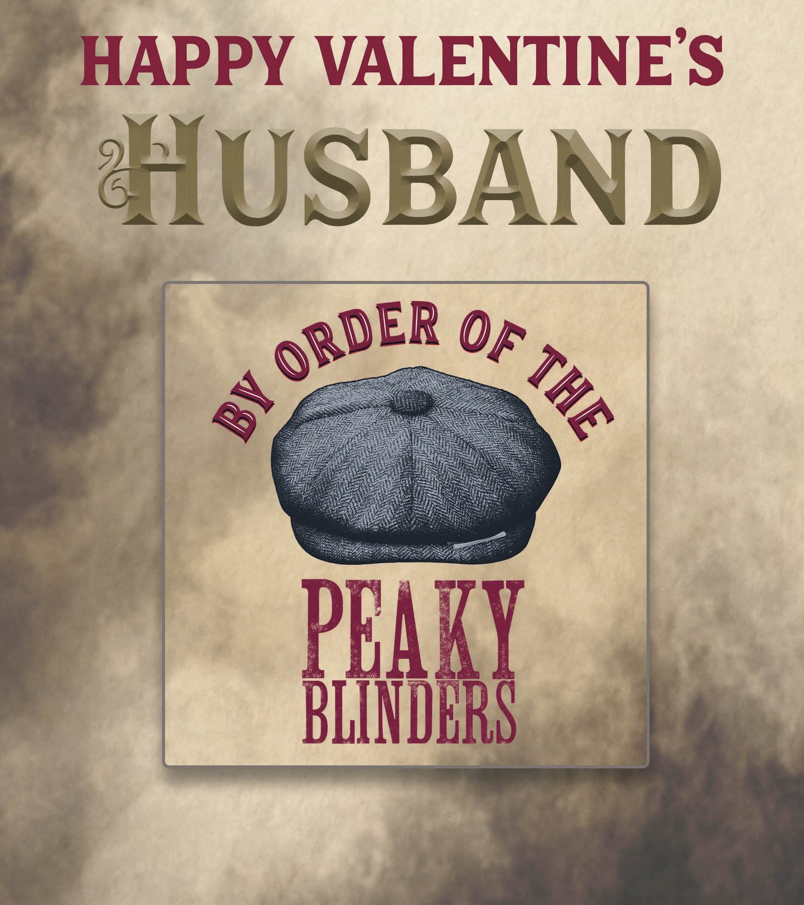 Husband' Valentine's Day Card With Detachable Coaster Official Product