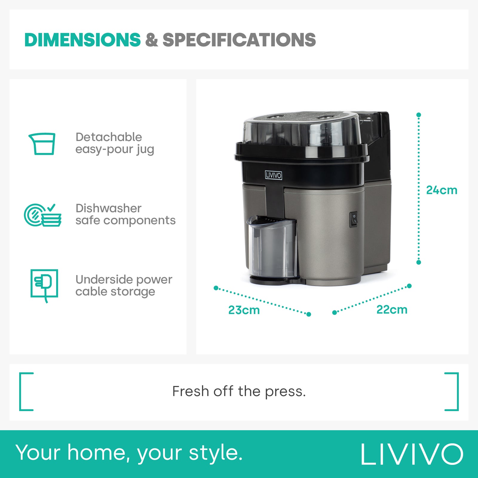 Double Orange & Citrus Juicer