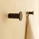 Towel Hook, Robe Hook, Coat Hook,brushed Black,architect S+ Collection
