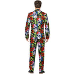 Day Of The Dead Suit, With Jacket, Trousers & Tie | Medium