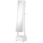 Freestanding Jewellery Storage Mirror Armoire W/ Led Lights