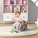 Kids Armchair, Foldable Toddler Chair For Bedroom | Red