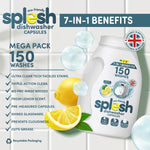 Cleaning Bundle Of 3-in-1 Dishwasher 150 Capsules & Laundry 140 Capsules