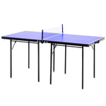 5ft Folding Mini Ping Pong Set With Net | Blue