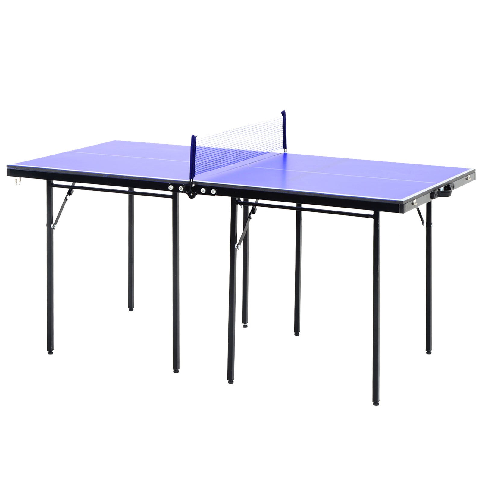 5ft Folding Mini Ping Pong Set With Net | Blue