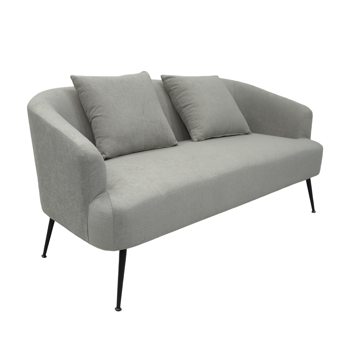 Breeins Modern Chenille 2-seater Sofa With 2 Scatter Cushions
