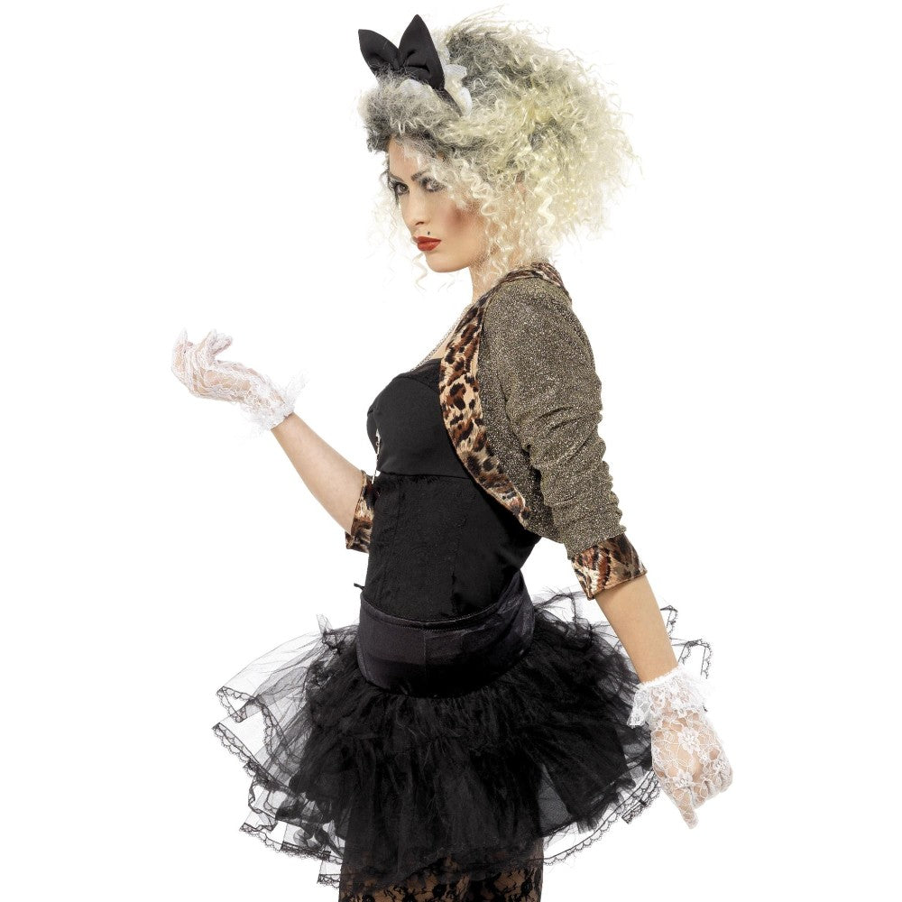 80s Wild Child Costume, Black | Medium