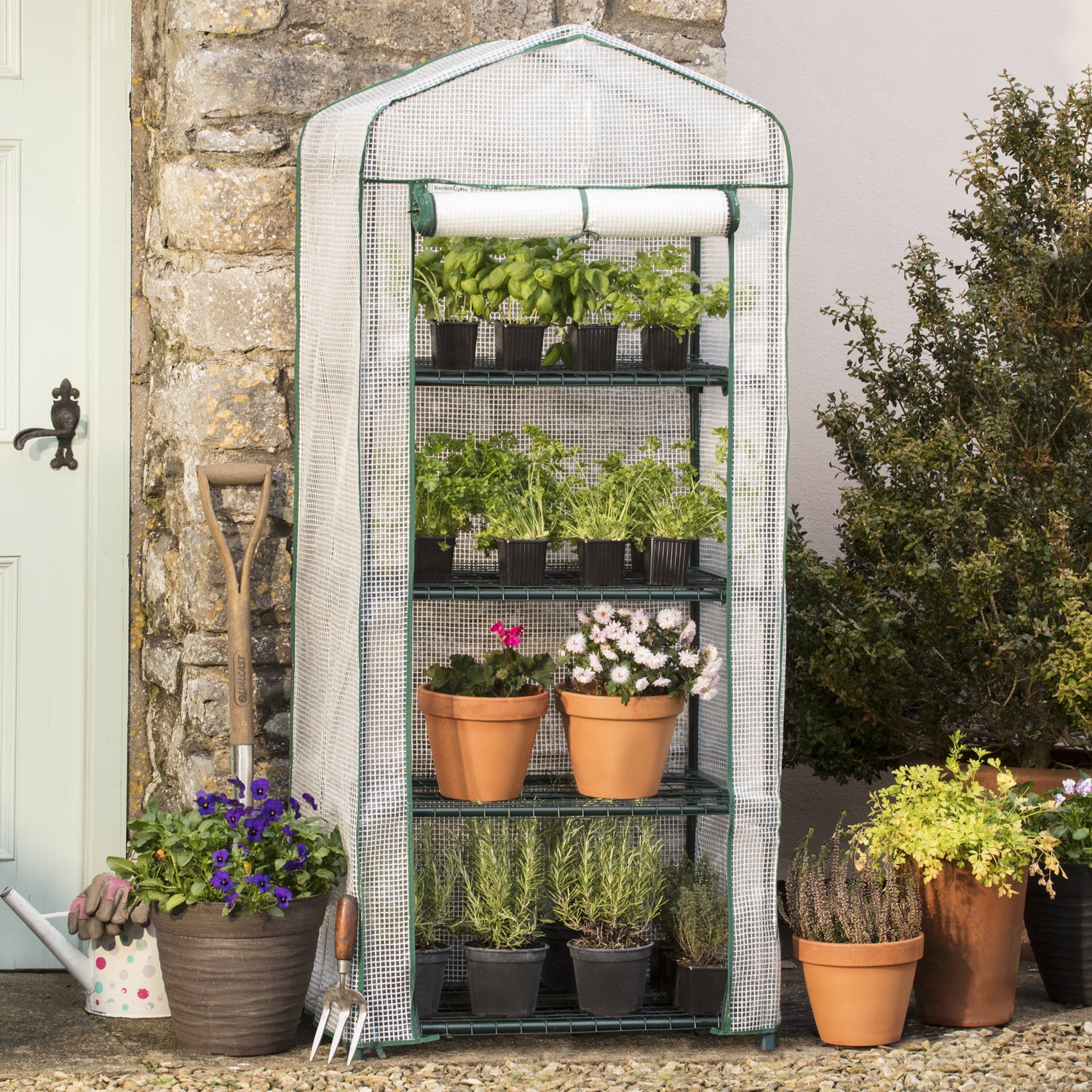 Premium Portable 4 Tier Greenhouse