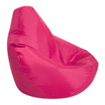Kids High Back Bean Bag Chair | Pink