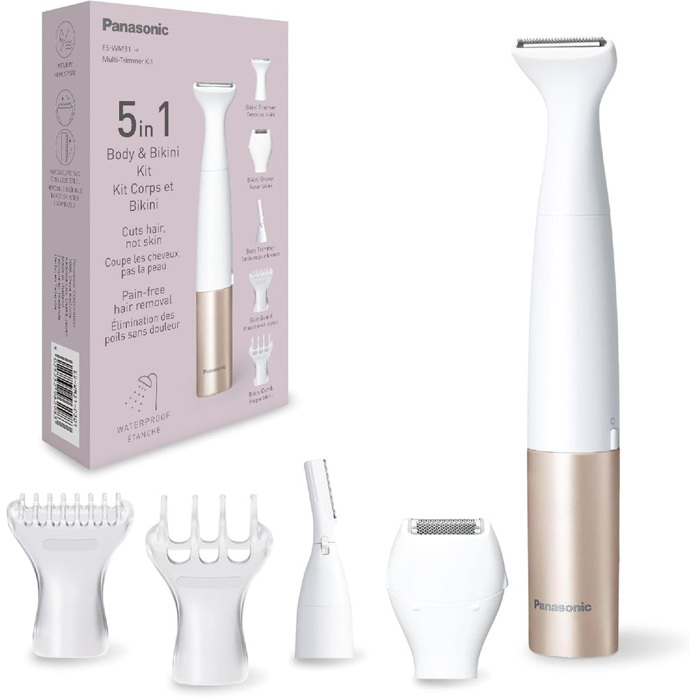 Es-wm31 5 In 1 Body And Bikini Kit Epilator | White