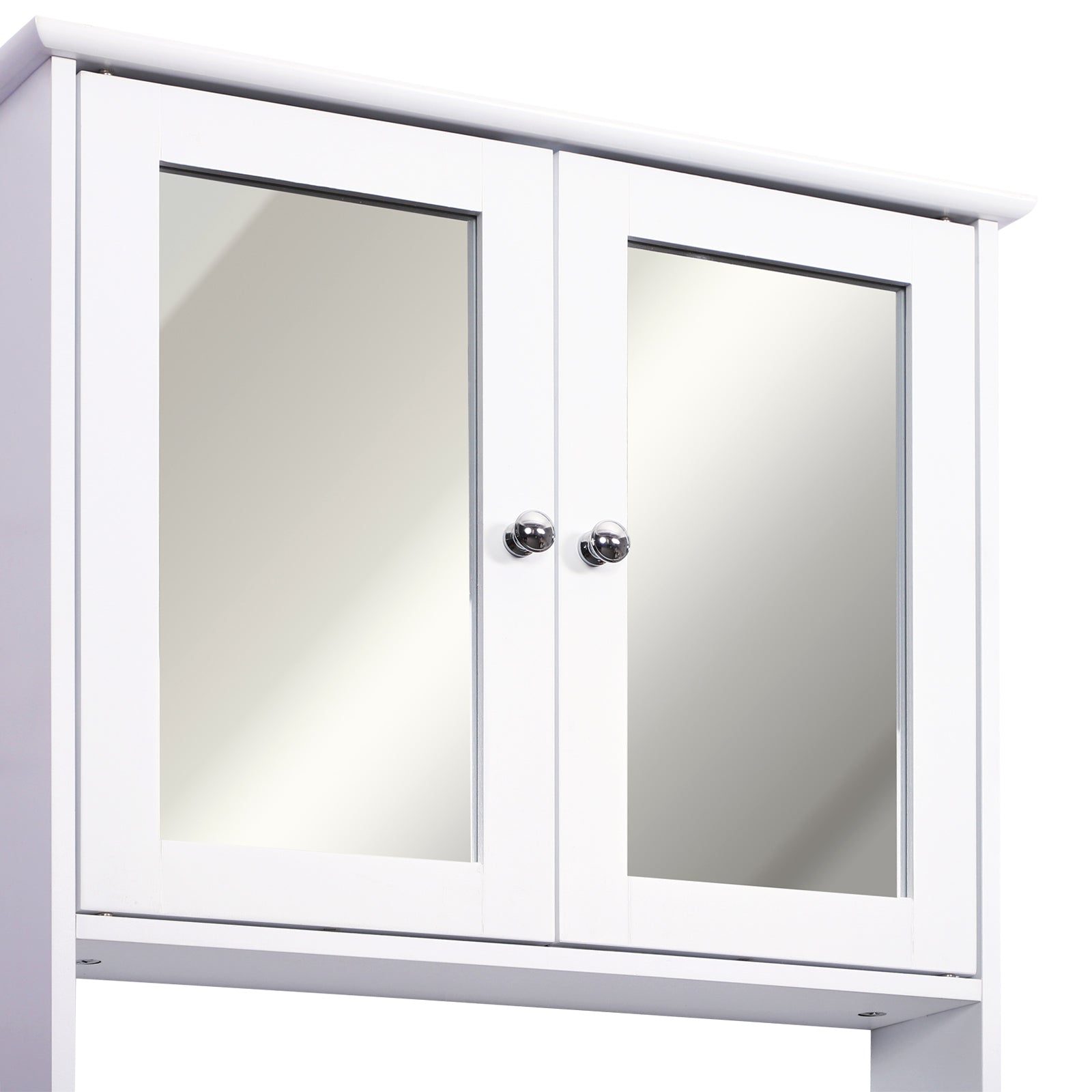 Wall-mounted Cabinet Mirror Door Bathroom Organiser