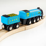 Wooden Replica of the Mallard Train Engine