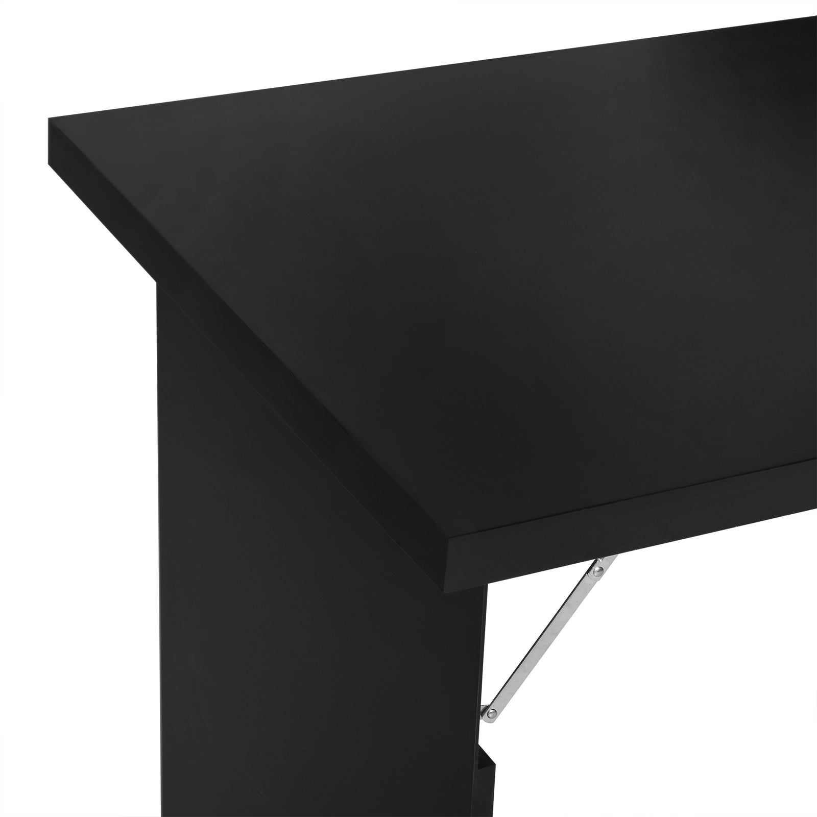 Multi-functional Folding Wall-mounted Drop-leaf Table | Jet Black