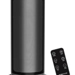 2000w Energy Efficient Electric Ptc Portable Heater 12h Timer - 40cm | One Size | Dark Grey