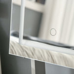 Mirrored Jewellery Cabinet W/ Led Lockable Jewellery Armoire | One Size | Gray