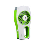 Mist Fan, Round, Rechargeable, 8 Hour Run, Quiet Use