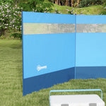 4 Pole Camping Windbreaks With Clear Windows And Carry Bag | Blue