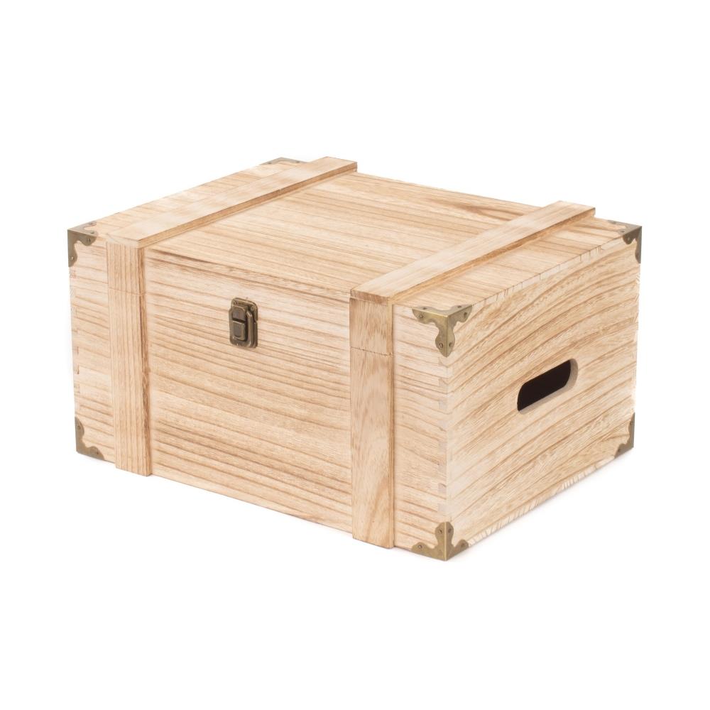 6 Bottle Wooden Wine Chest
