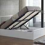 Malmo Wooden Ottoman Bed | Small Double | White