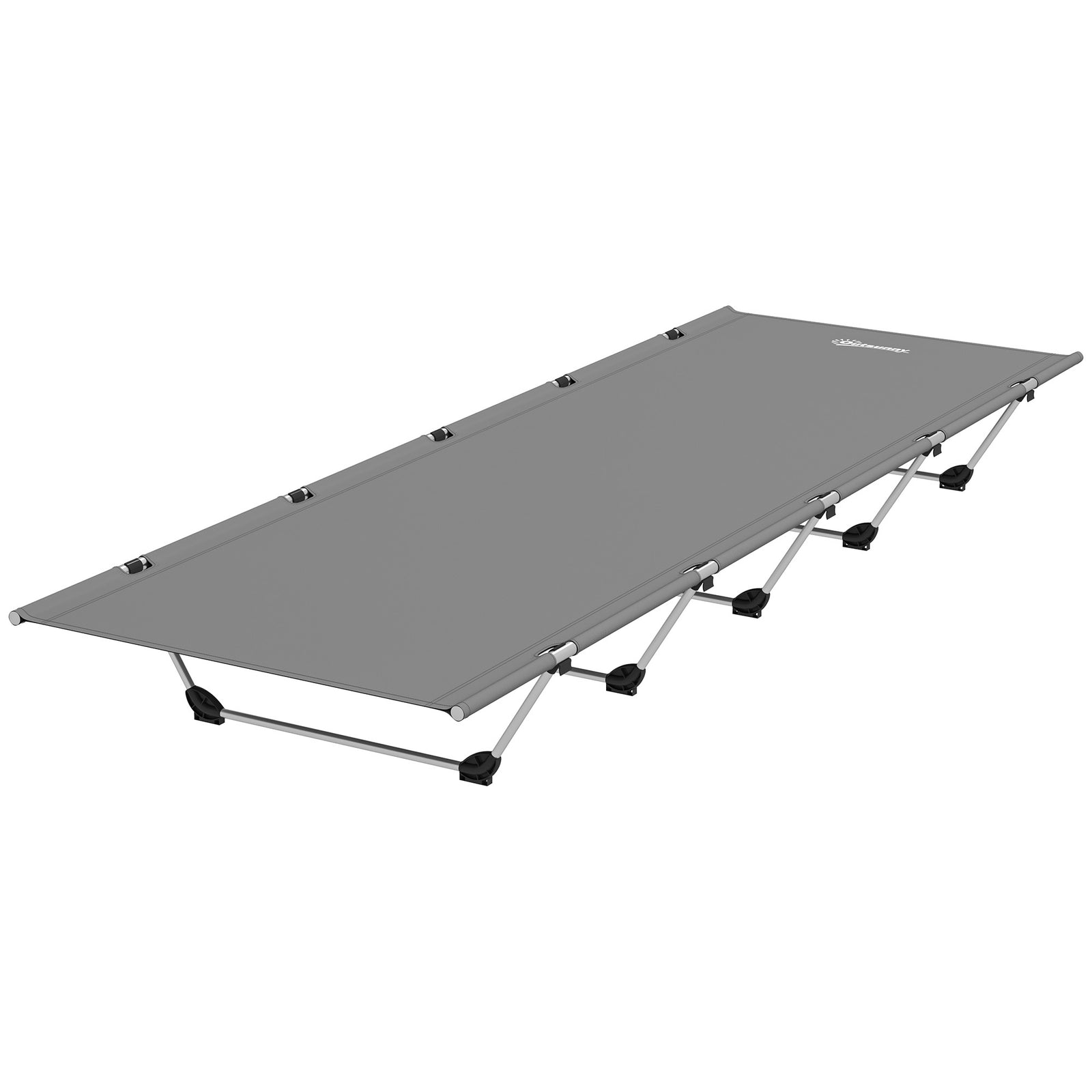 Lightweight Camping Cot Portable Compact Sleeping Bed | Dark Gray