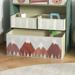 Kids Storage Units With 6 Boxes, Childrens Toy Storage Organiser | Green
