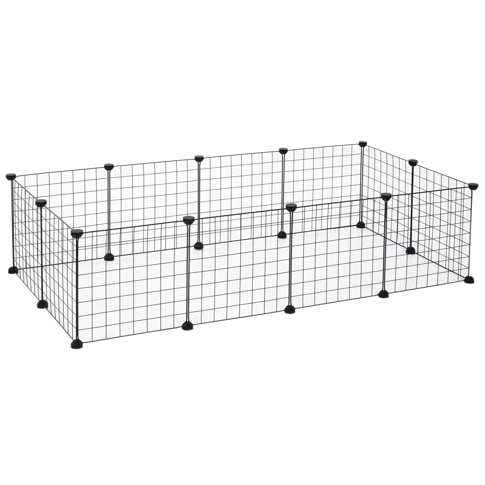 Diy Pet Playpen Metal Wire Fence Guinea Pig Small Animals Cage 12 Panel