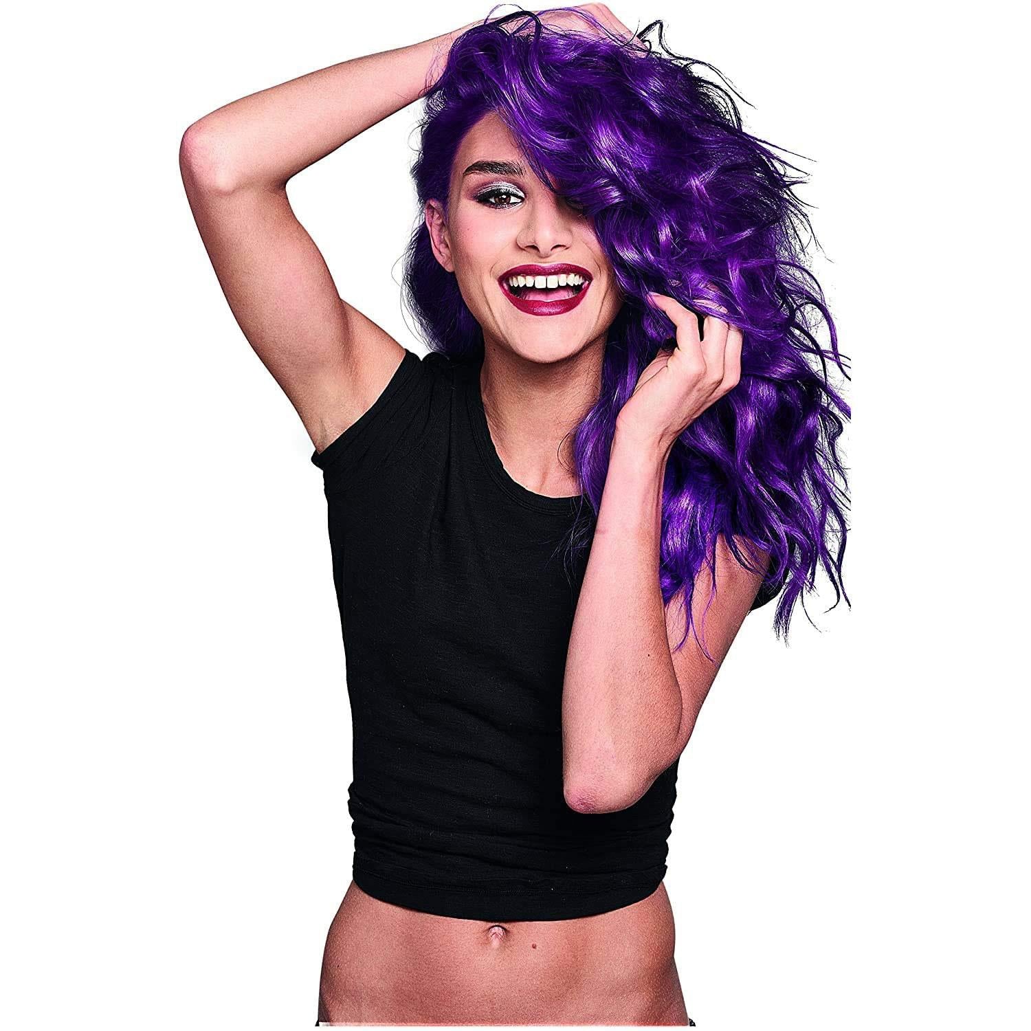 Live Ultra Bright Or Pastel Semi-permanent Hair Dye, 094 Purple Punk