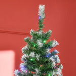 5/6/7ft Prelit Artificial Xmas Tree With Colourful Led | 6ft | Green