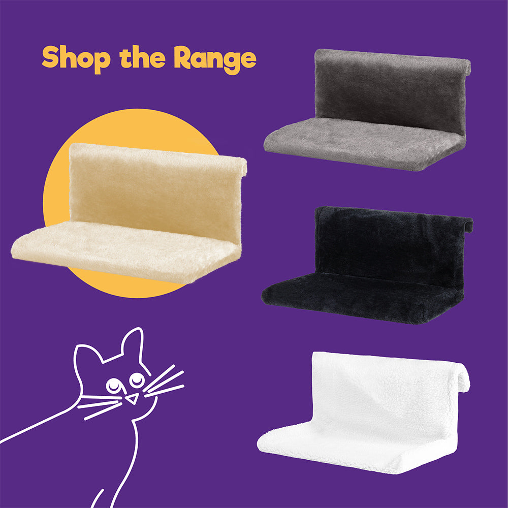 Petlicity Petlicity Cat Hammock Radiator Bed With Faux Fur Cover