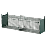 Two-door Animal Trap Cage For Small Animals, Dark Green