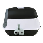 Detachable Fully Enclosed Cat Litter Box With Scoop