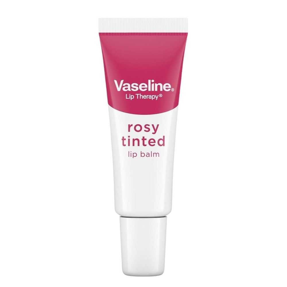 Lip Therapy Rosy Tinted Lip Balm Pocket Tube 10g Pink Hint | Set of 4 | Pink