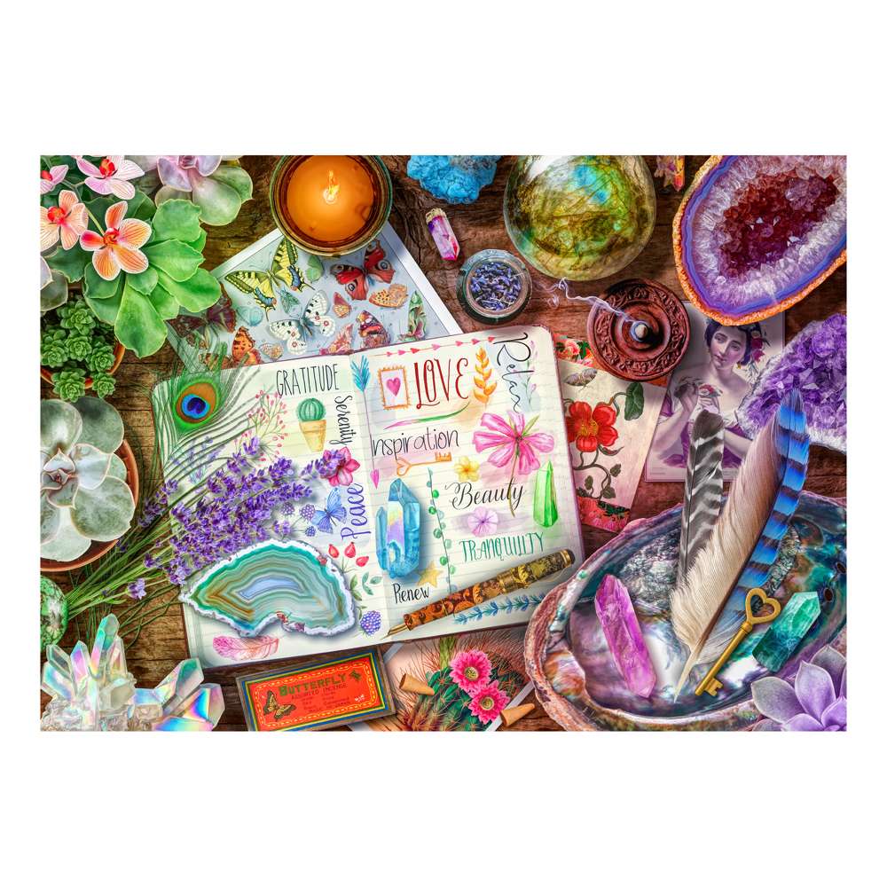 The House of Puzzles Happy Vibes 1000 Piece Puzzle