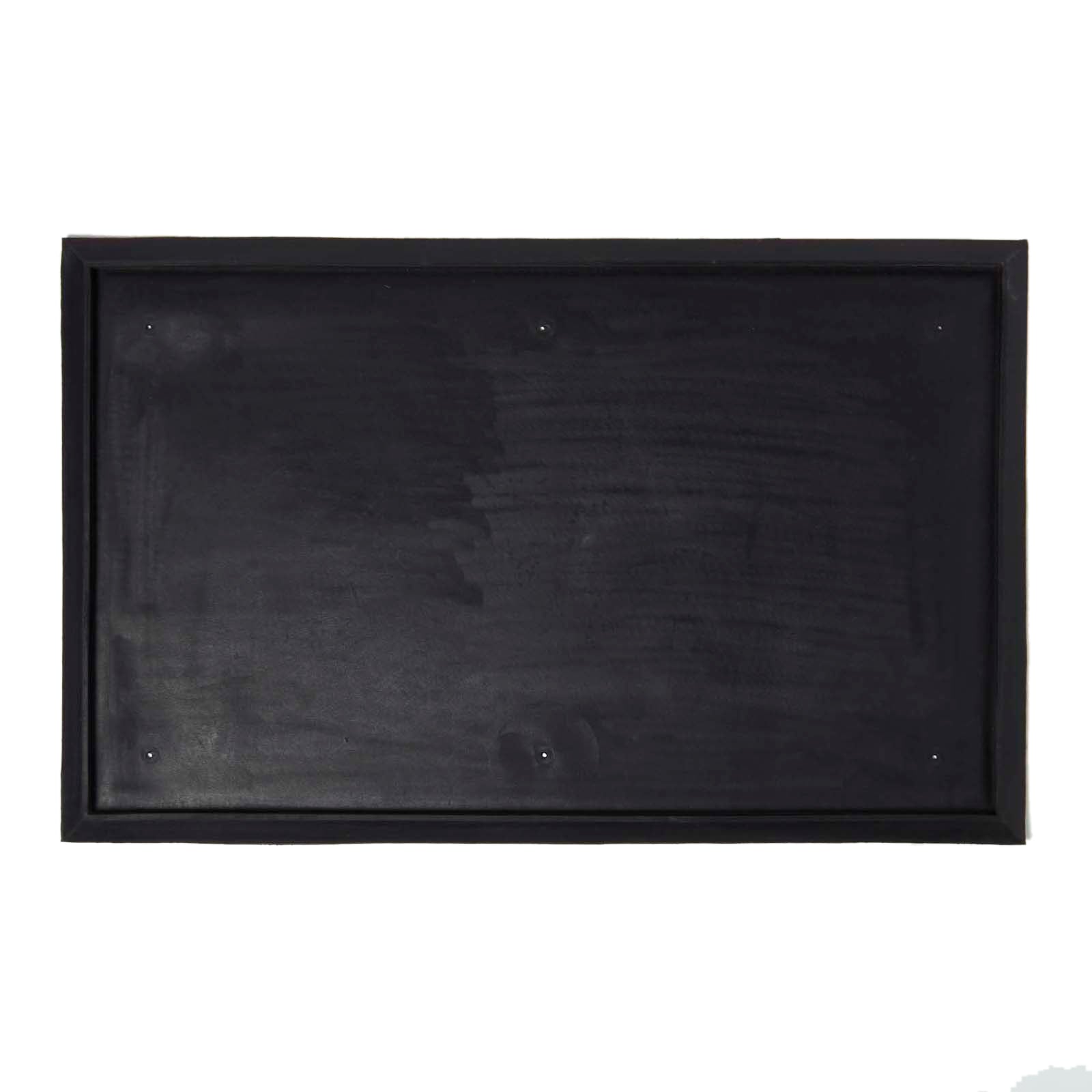 HOMESCAPES Black Rubber Surround For Doormats, 50 X 81 Cm