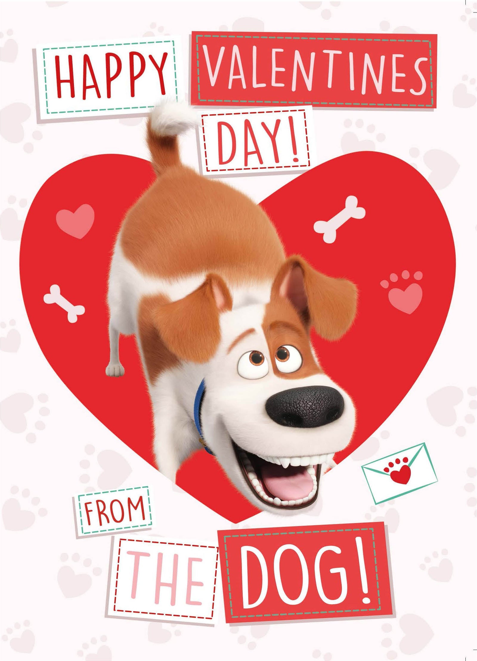 "from The Dog" Valentine's Day Card Official Product