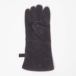 Large Black Leather Bbq Glove