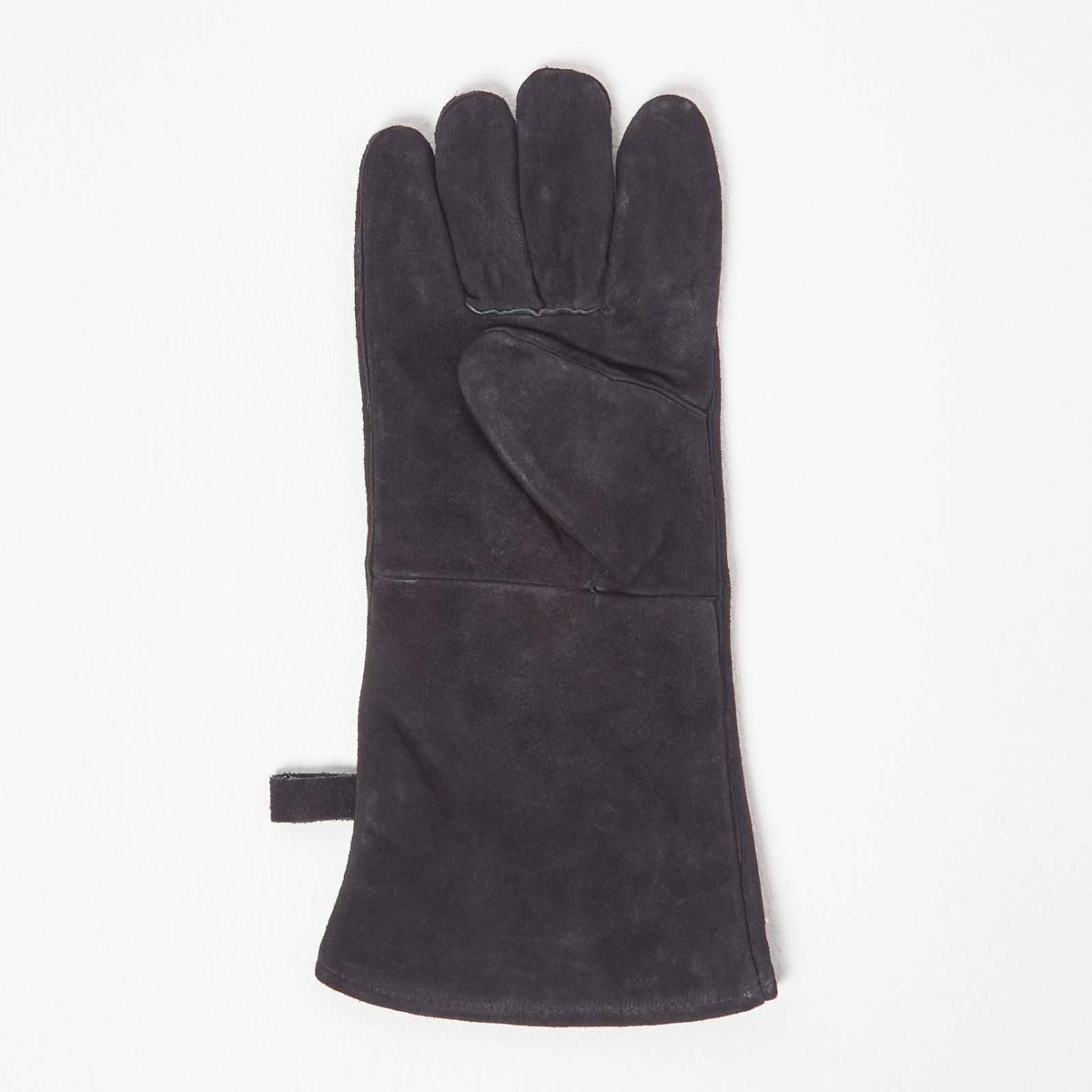 Large Black Leather Bbq Glove