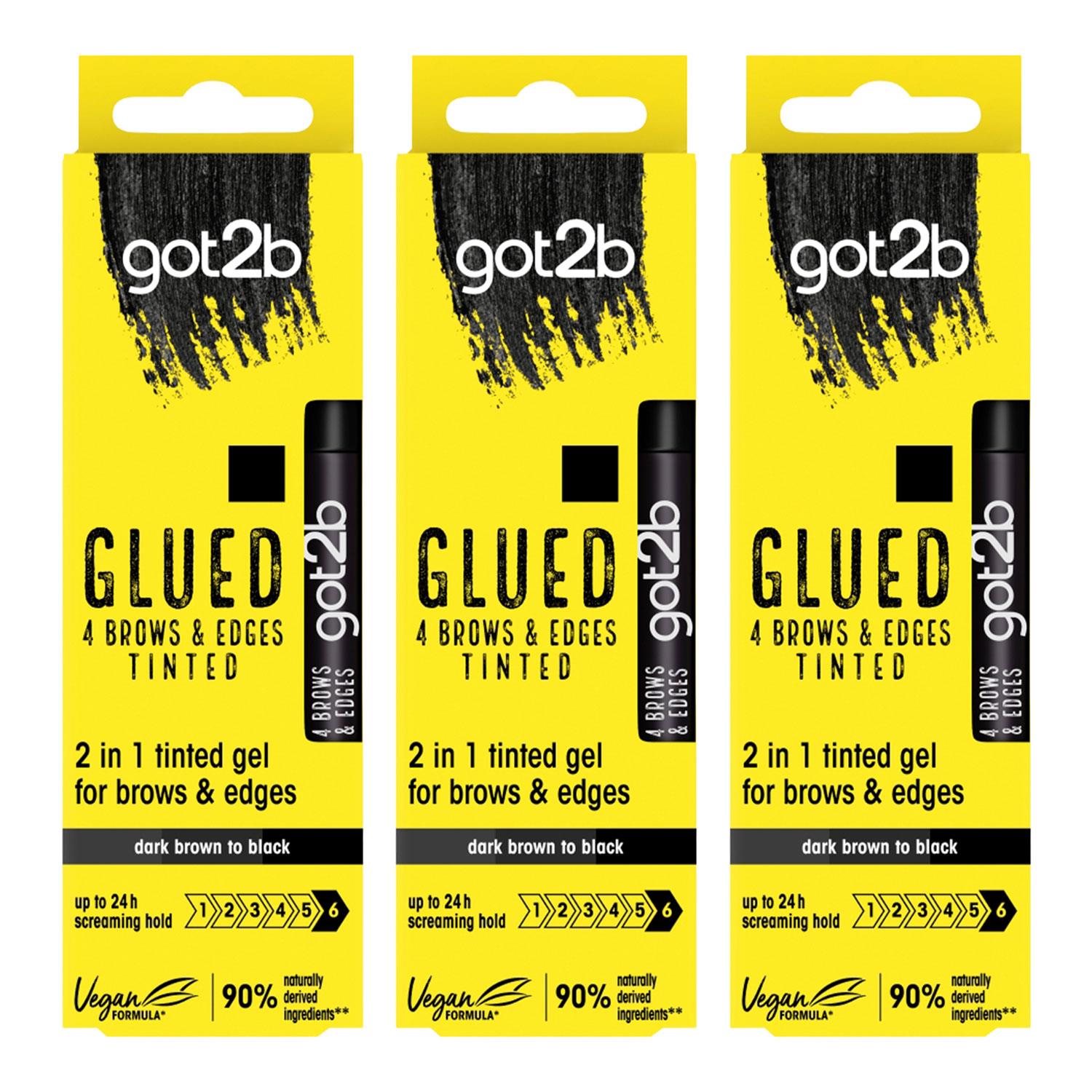 Gel Glued B&E 16ml (3 Pack) - Strong Hold & Flyaway Control | Black